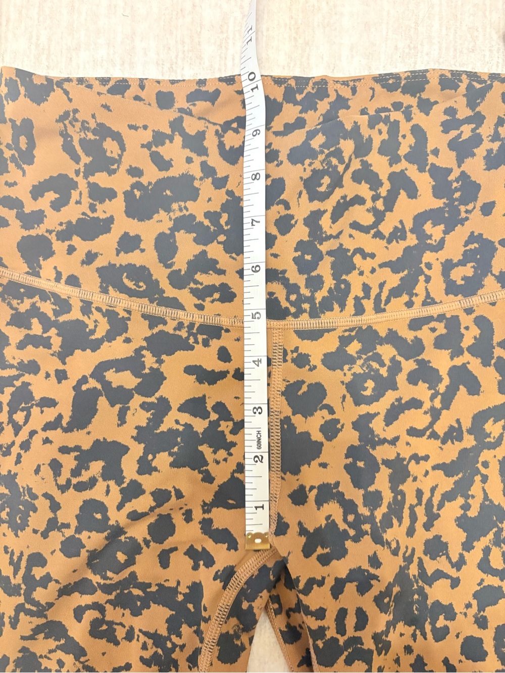 VARLEY High Rise Leggings Size Medium Animal Print Athleisure - Picture 4 of 10
